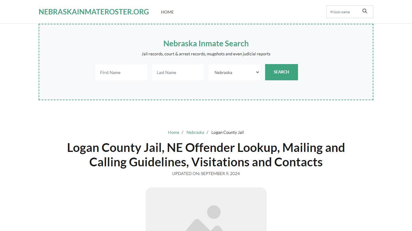 Logan County Jail, NE: Inmate Search Options, Visitations, Contacts